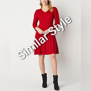 Candies XL Skater Knit Dress